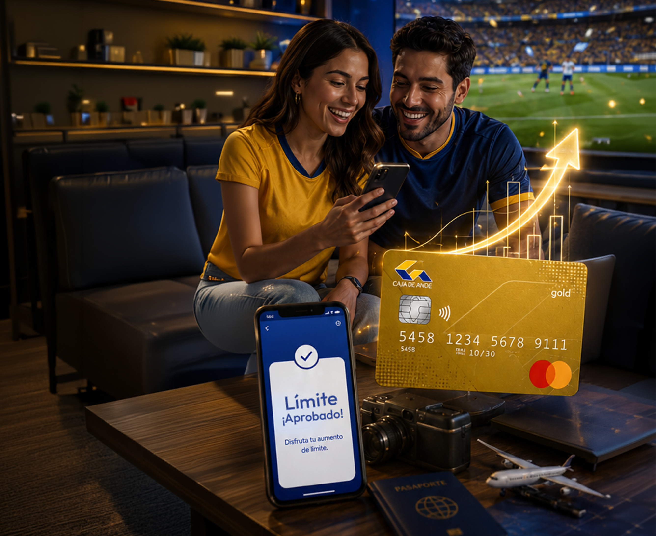 Ampliación de límite de tarjeta de crédito Caja de ANDE